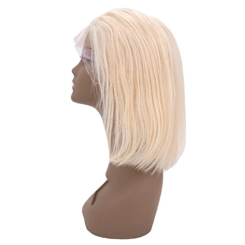 Blonde Straight 13x4 Transparent Lace 100% Human Hair Bob Wig - Image 5