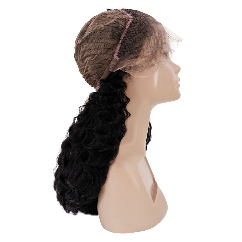 Brazilian Deep Wave 13x4 Transparent Lace Front Wig 150% SALE - Image 3