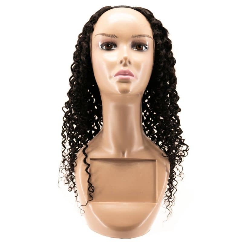 Brazilian Kinky Curly U-Part Human Hair Wig SALE - Image 6