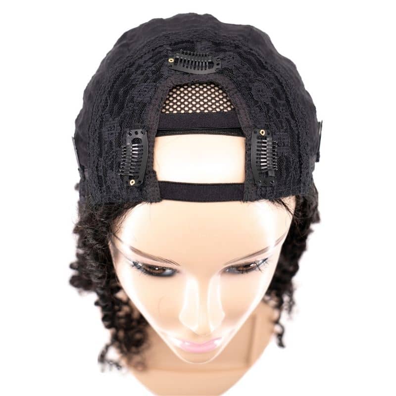 Brazilian Kinky Curly U-Part Human Hair Wig SALE - Image 9