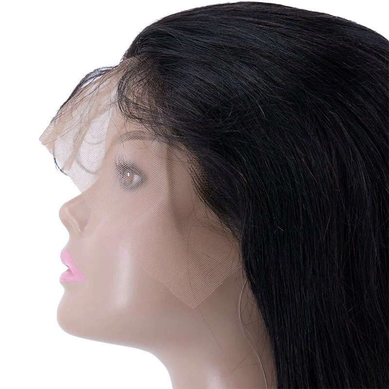 Straight 13x4 Transparent Lace Front Human Hair Wig - Image 4